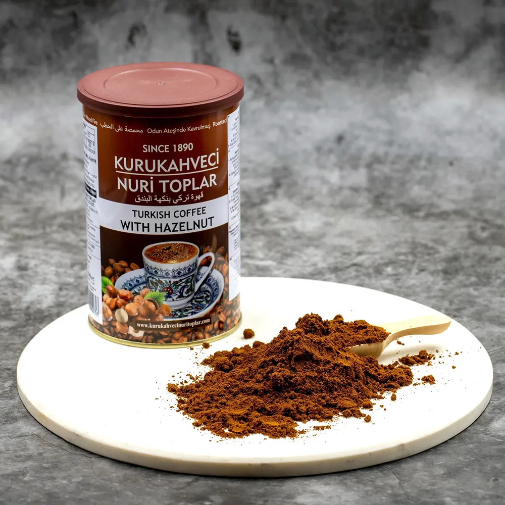 [41022] Nuri Toplar Hazelnut Turkish Coffee 250GR Tin