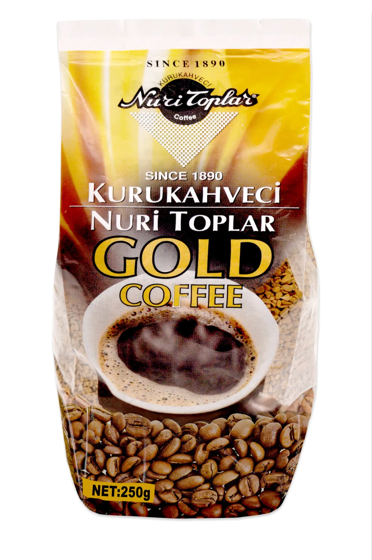 [41026] Nuri Toplar Gold Instant Coffee 250GR Pouch
