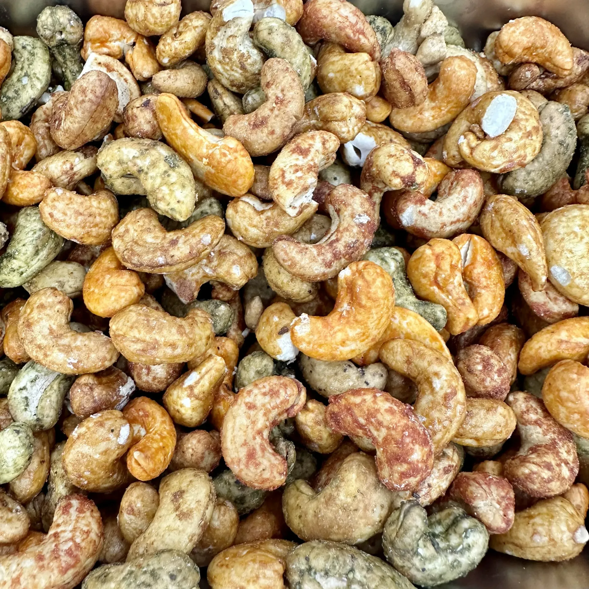 Assorted Flavors Roasted Cashews 240